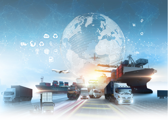 Boat, train, truck, planet